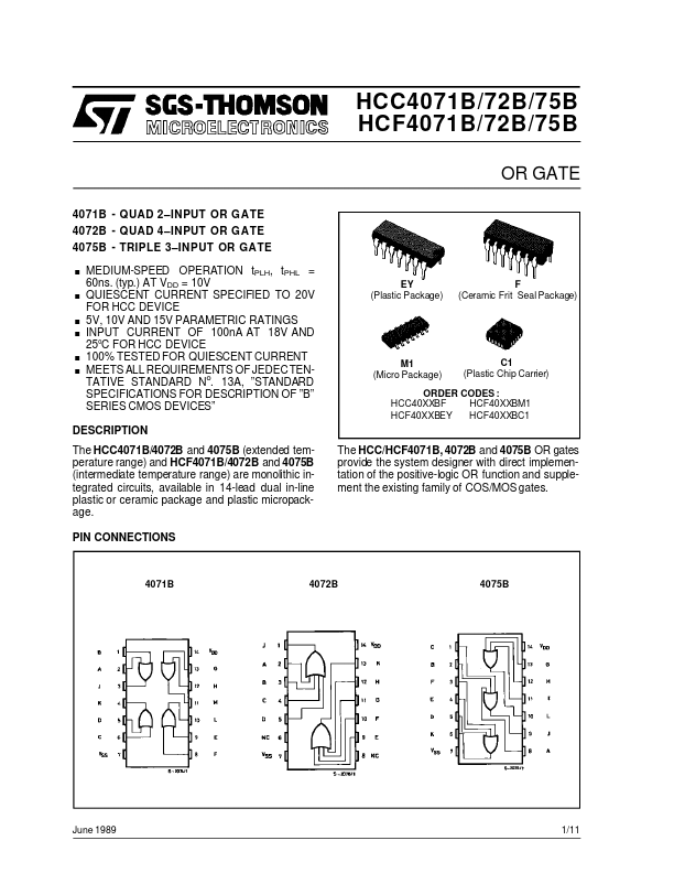 HCF4071B