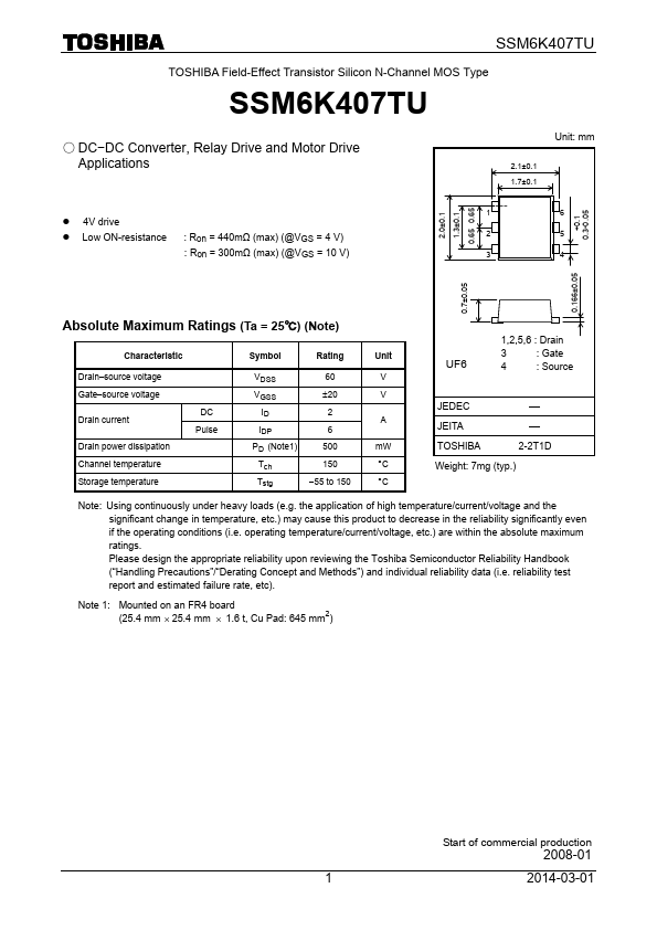 SSM6K407TU