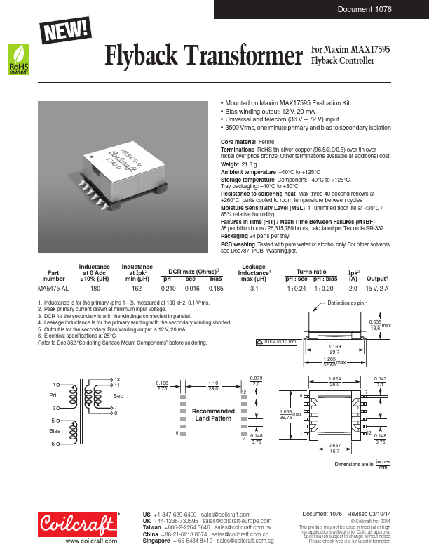 MA5475-AL