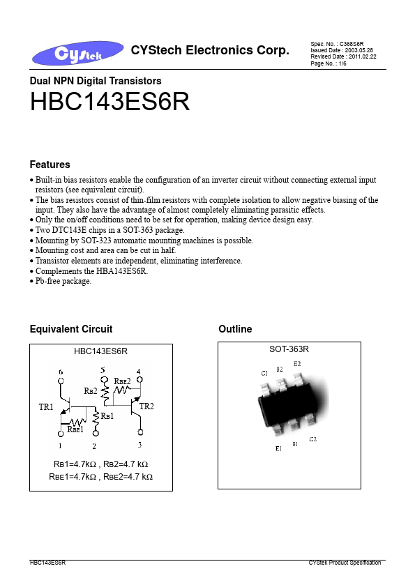 HBC143ES6R