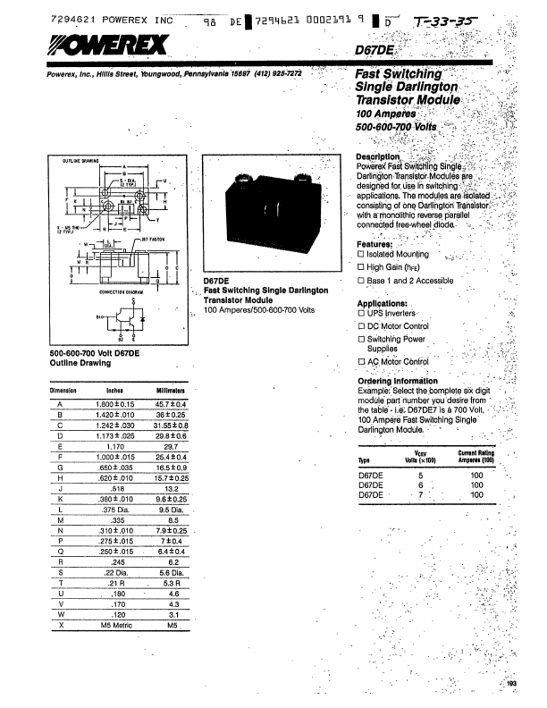 D66DE6100