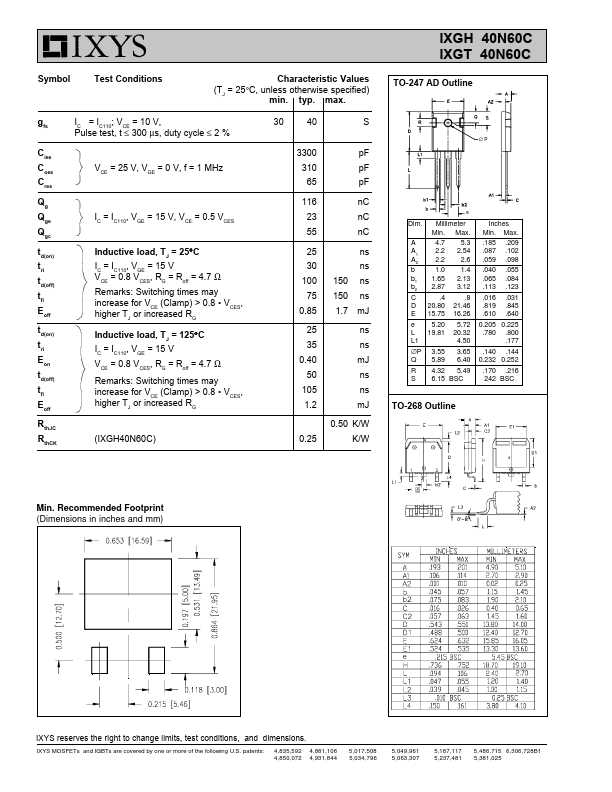 IXGH40N60C