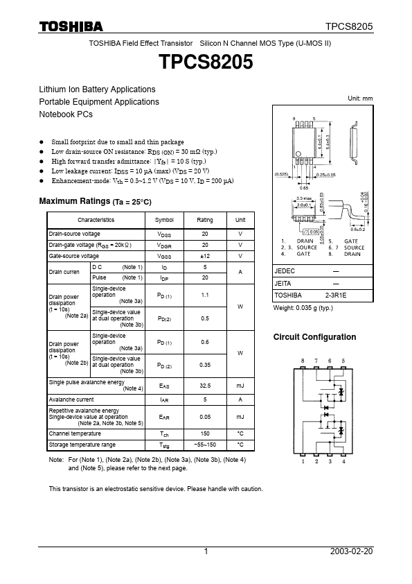 TPCS8205