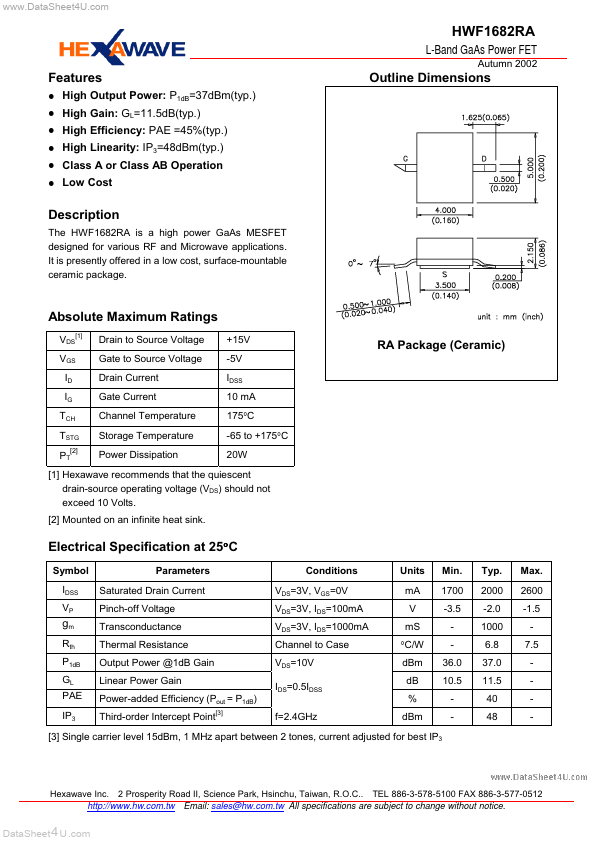 HWF1682RA