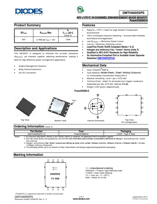 DMTH4005SPS