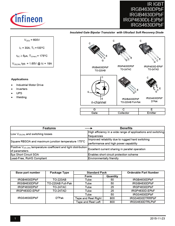 IRGS4630DPBF