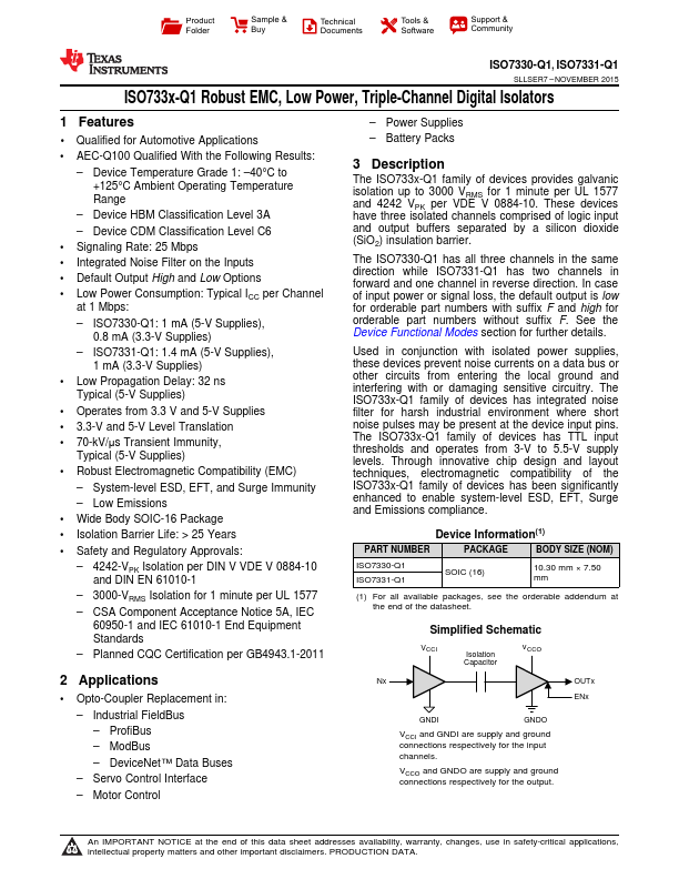 ISO7330-Q1