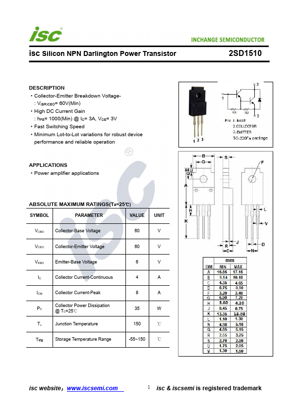 2SD1510