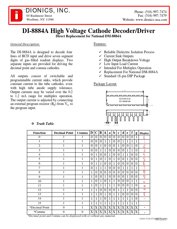 DM-8884A