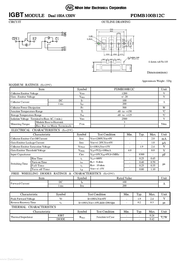 PDMB100B12C