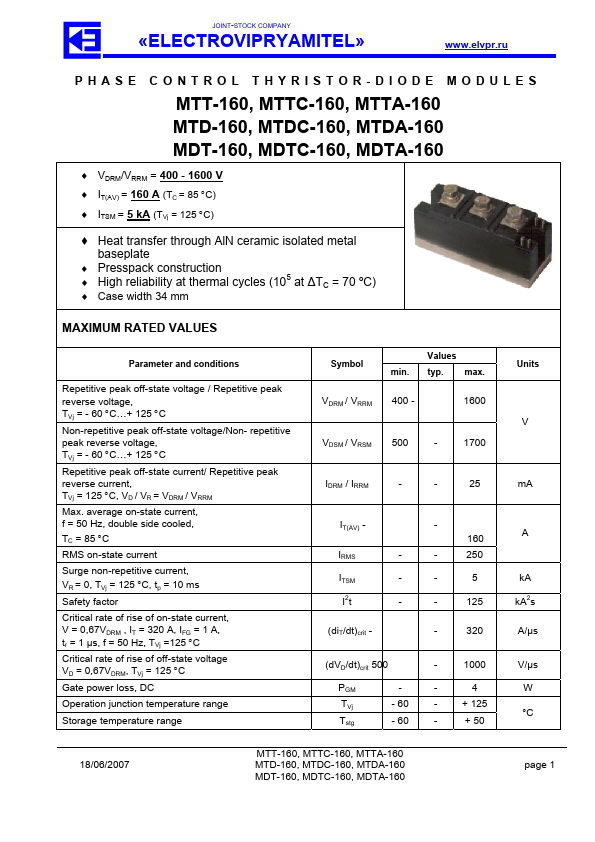 MTTC-160