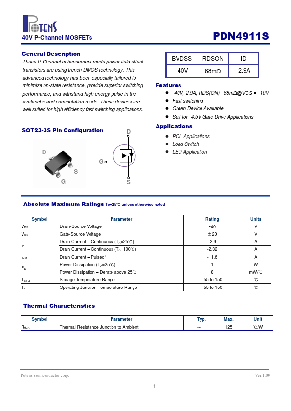 PDN4911S