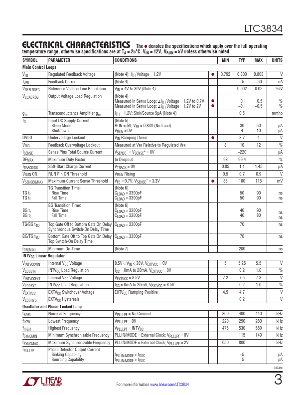 LTC3834