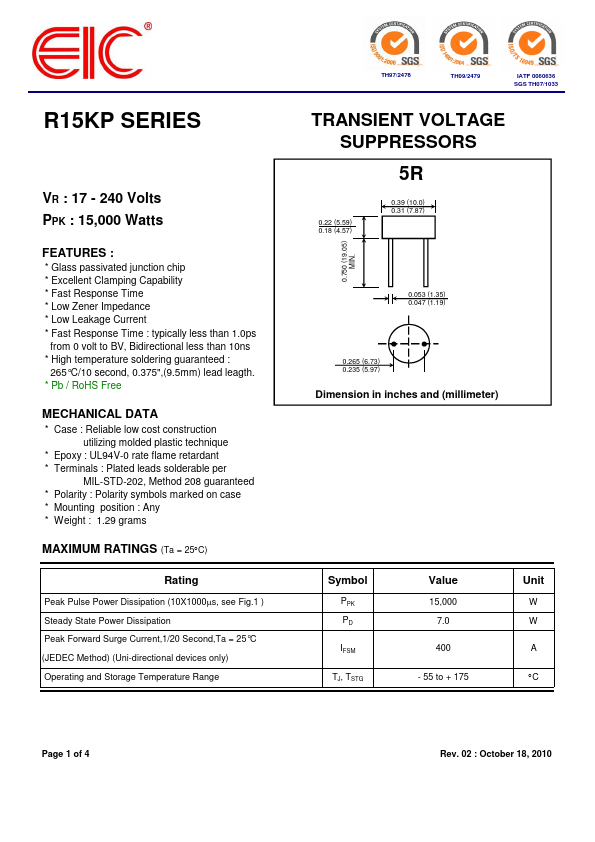 R15KP120C