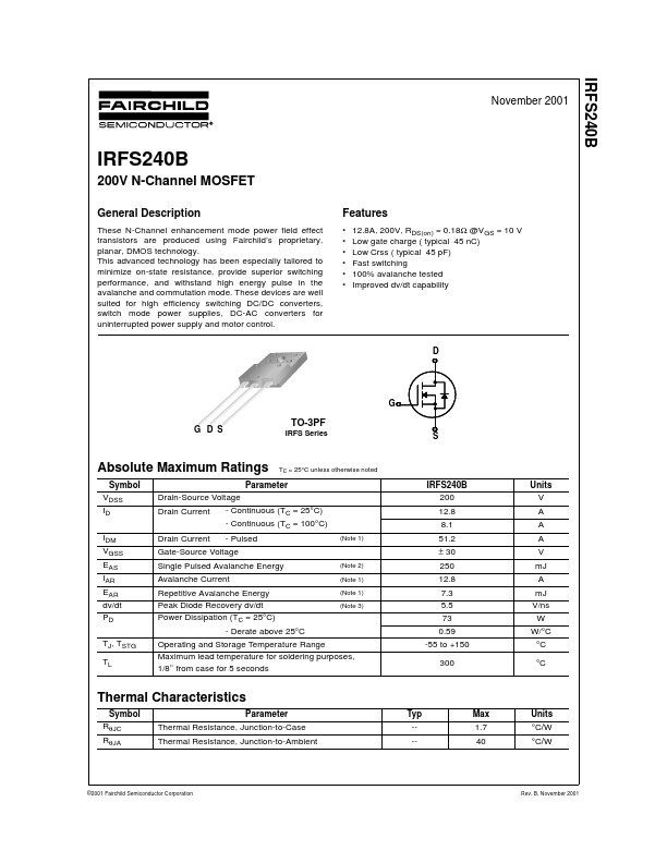 IRFS240B