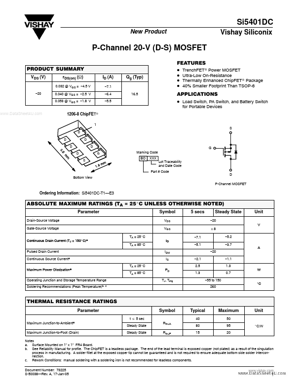 SI5401DC