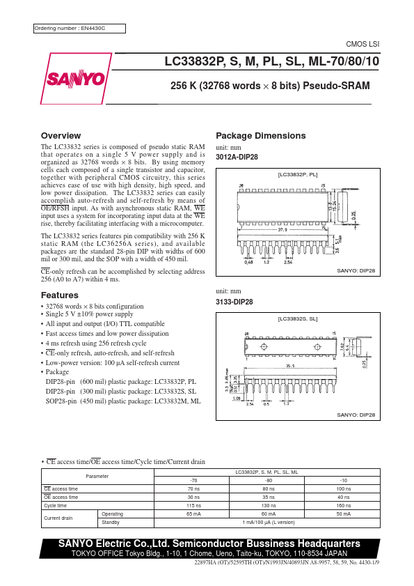 LC33832PL