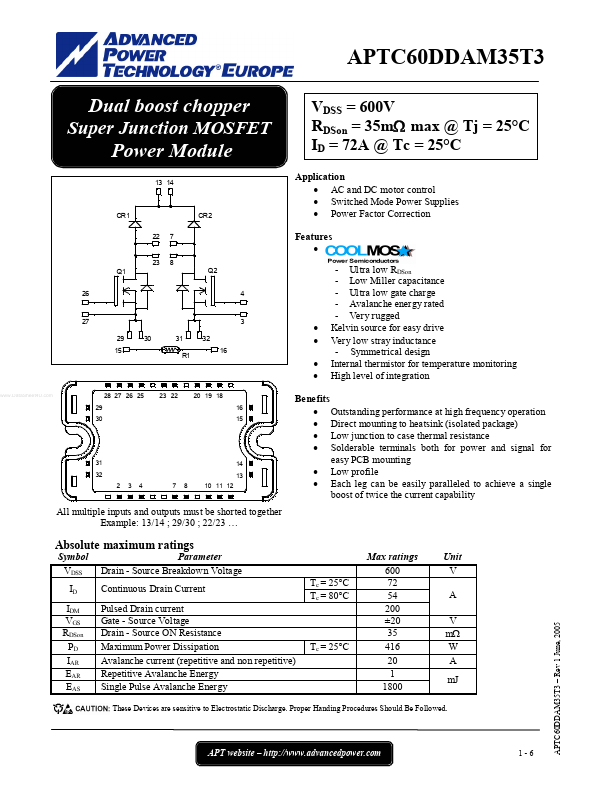 APTC60DDAM35T3