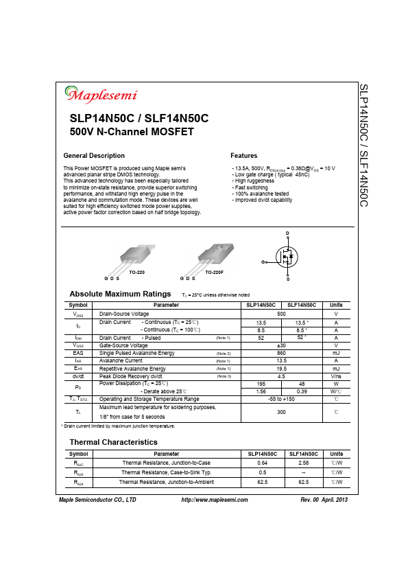 SLP14N50C