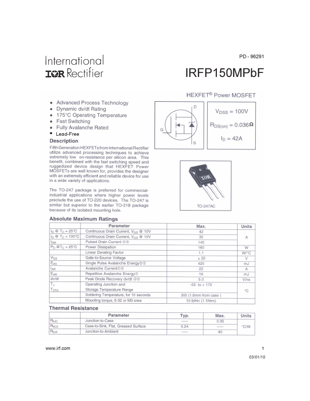 IRFP150MPBF