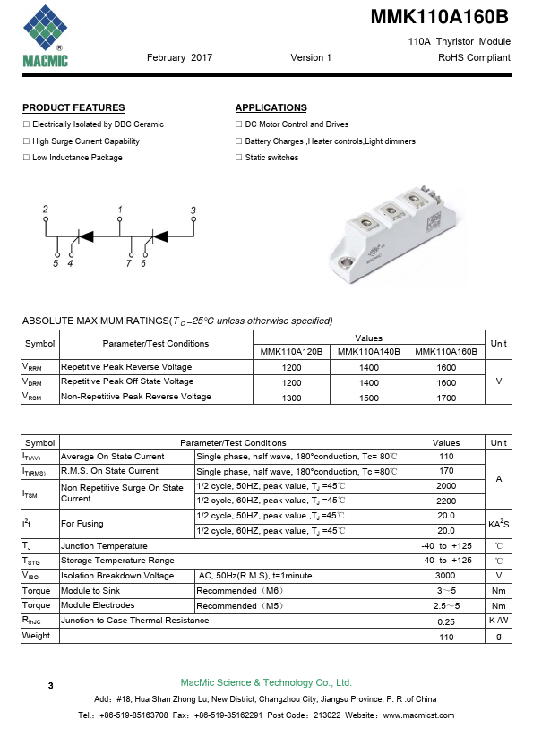 MMK110A160B