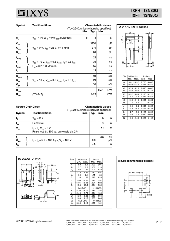 IXFT13N80Q