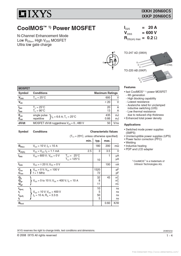 IXKH20N60C5