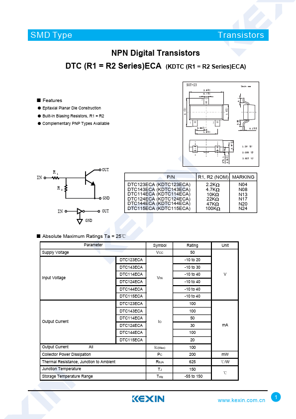 DTC143ECA