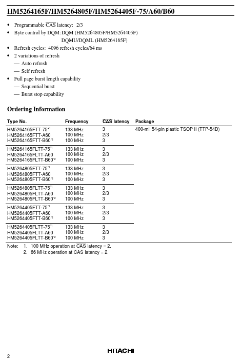 HM5264805F-75