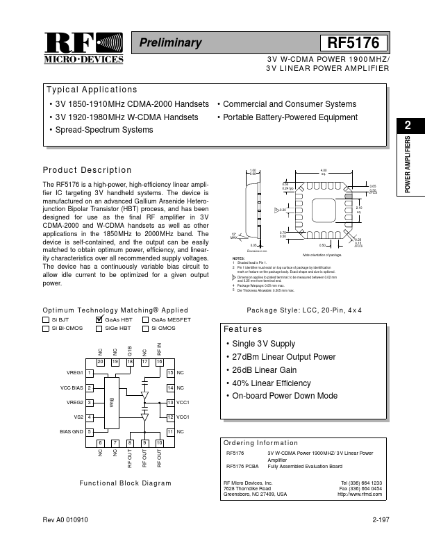 RF5176PCBA