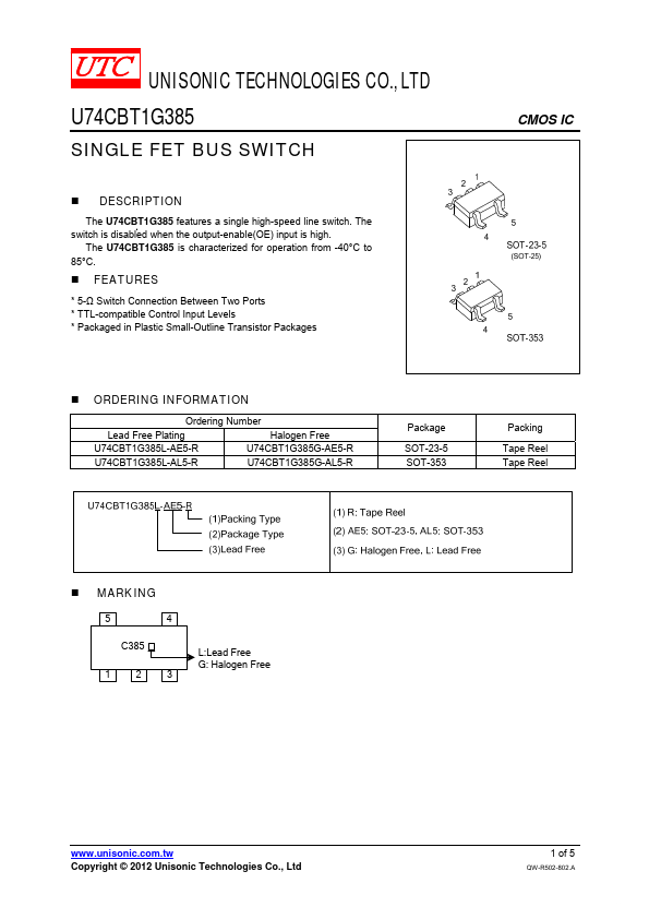 U74CBT1G385