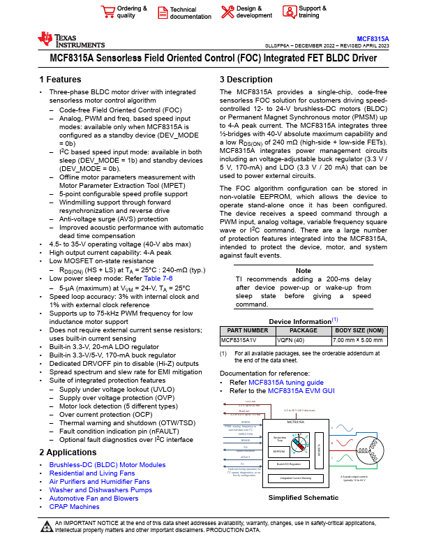 MCF8315A