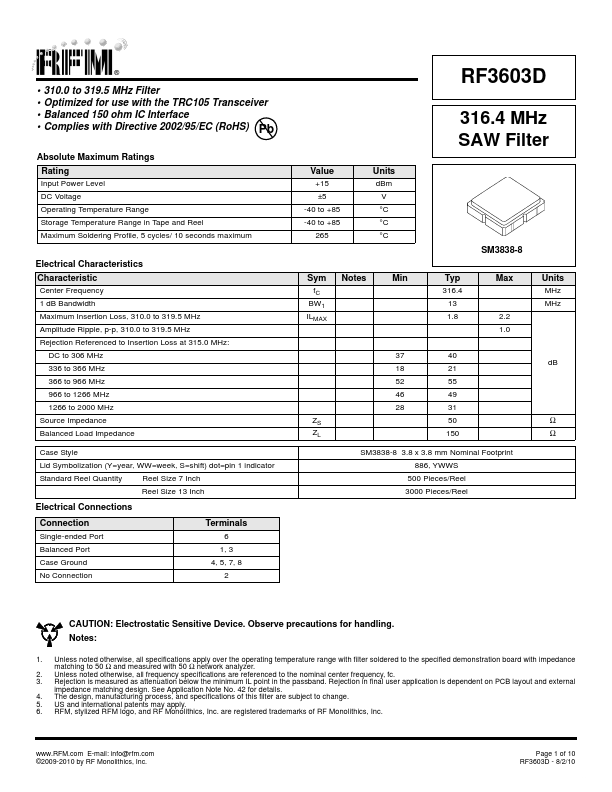 RF3603D