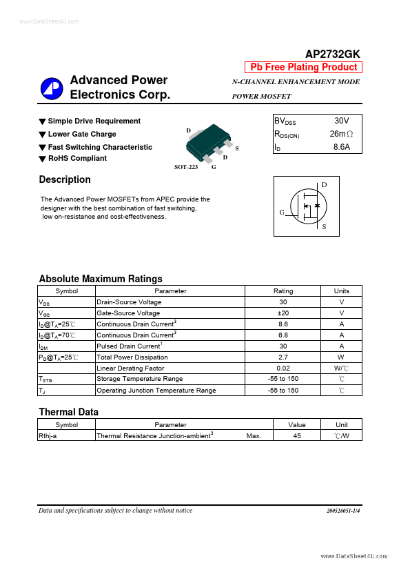 AP2732GK