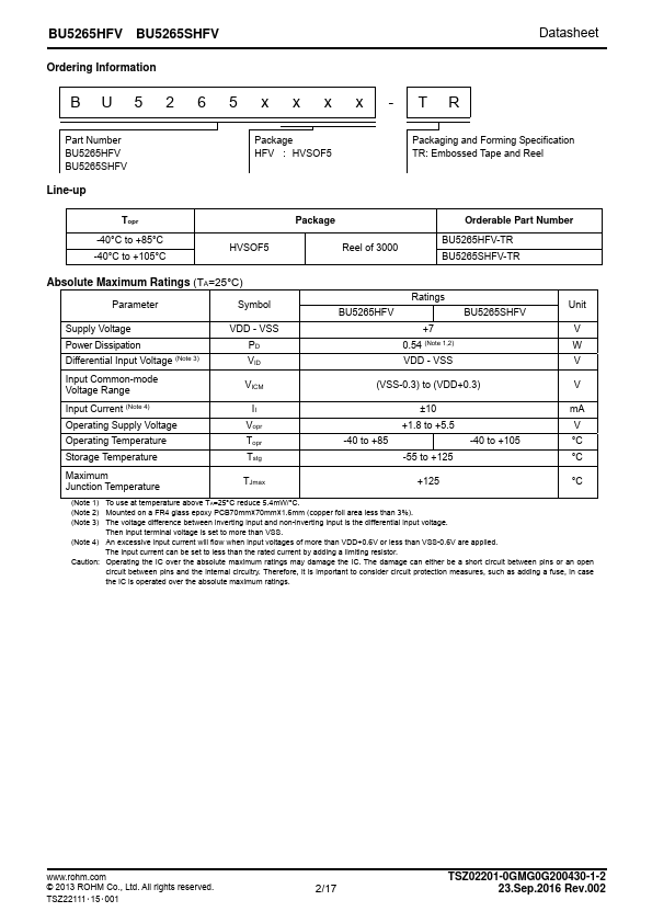 BU5265SHFV