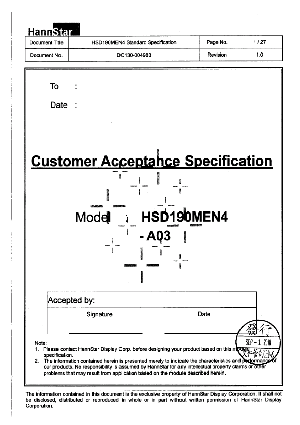 HSD190MEN4-A03