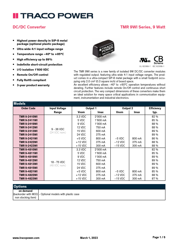 TMR9-2422WI