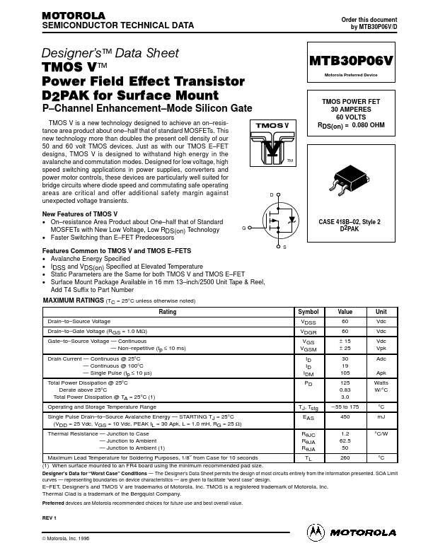 MTB30P06V