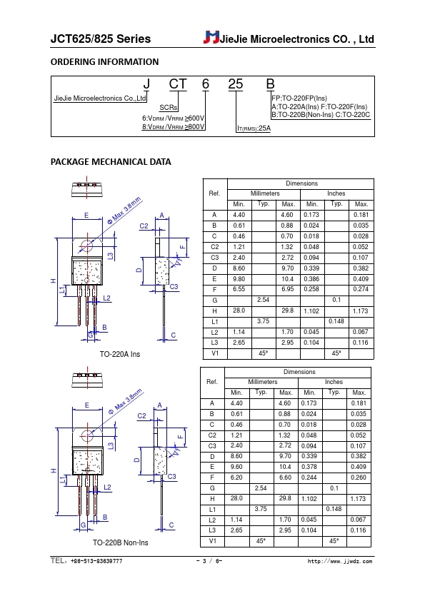 JCT825A