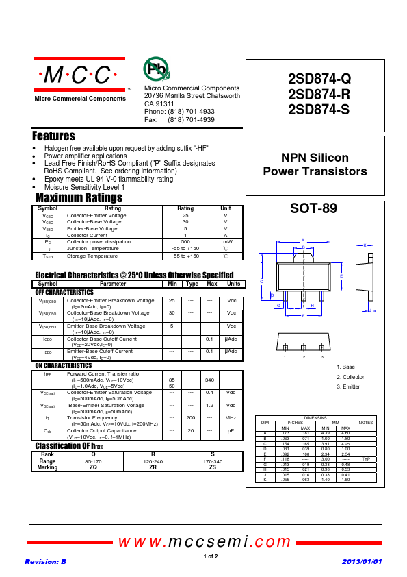 2SD874-S