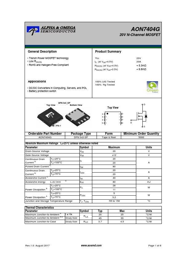 AON7404G