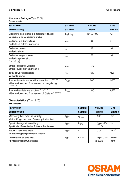 SFH3605