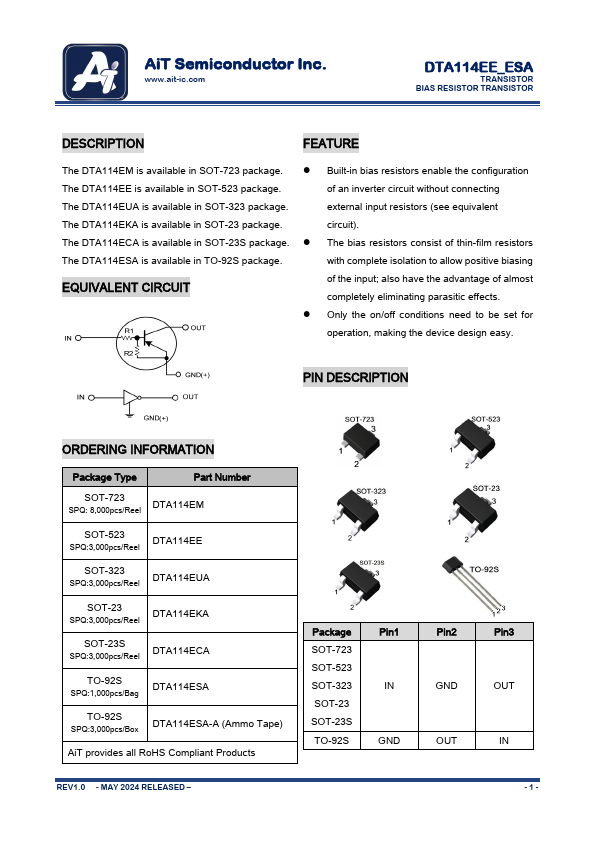 DTA114ECA