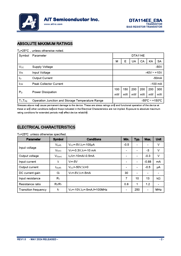 DTA114ECA