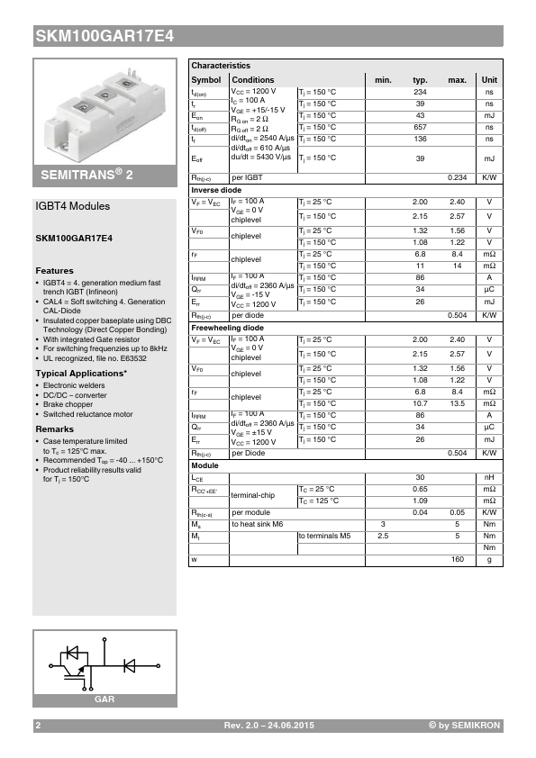 SKM100GAR17E4