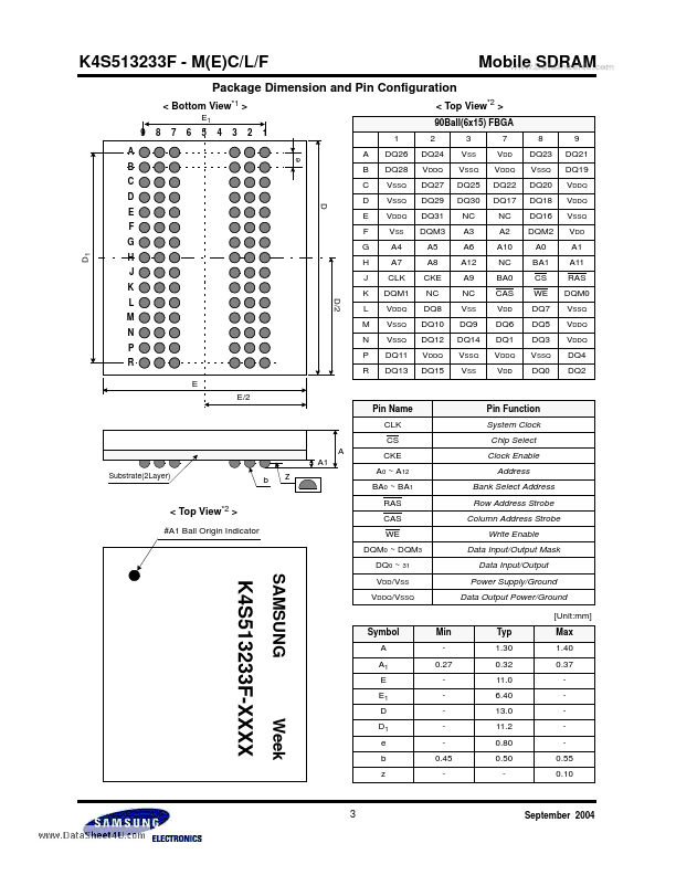 K4S513233F-MEC