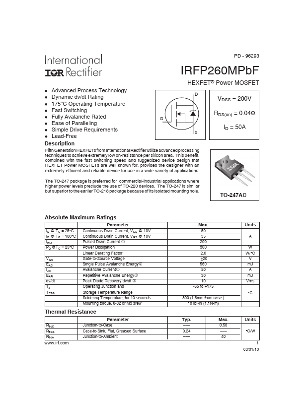 IRFP260MPBF