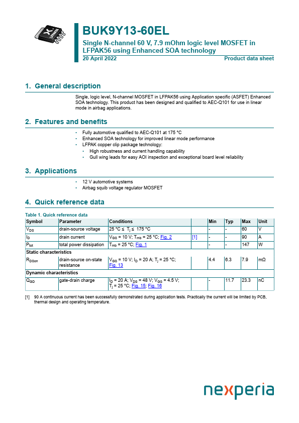 BUK9Y13-60EL