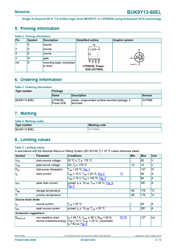 BUK9Y13-60EL