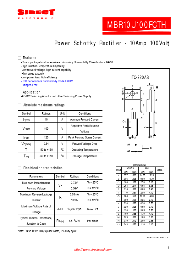 MBR10U100FCTH